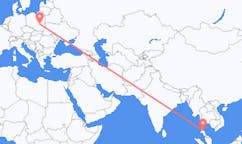 泰国出发地 素叻府飞往泰国目的地 拉多姆的航班
