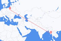 Flyreiser fra Yangon, til Warszawa