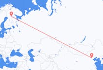 Vluchten van Peking naar Kuusamo