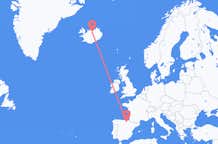 Loty z miasta Vitoria-Gasteiz do miasta Akureyri