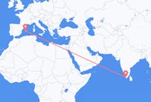 Flights from Thiruvananthapuram, India to Palma de Mallorca, Spain