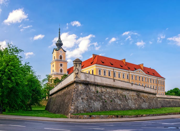 Photo of scenic view of Renaissance Rzeszow Castle - one of the main landmarks of Rzeszow.