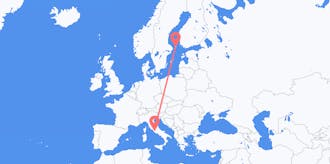 Flyreiser fra Italia til Åland