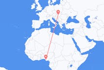 Flyrejser fra Warri til Budapest