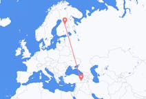 Flights from Diyarbakır, Turkey to Kajaani, Finland