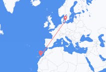 从兰萨罗特岛飞往哥本哈根的航班