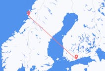 从赫尔辛基市飞往布伦讷于松市的机票
