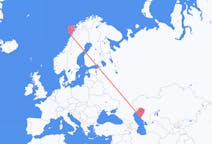 Flyreiser fra Aktau, Kasakhstan til Bodø, Norge