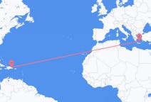 出发地 多米尼加共和国萨马纳目的地 希腊圣托里尼的航班