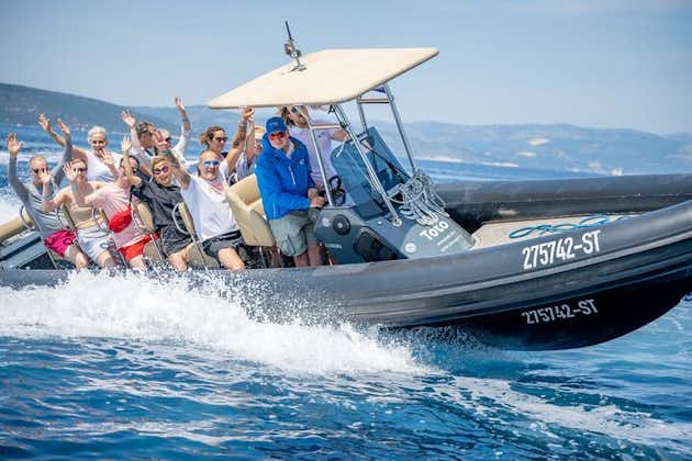 Blue Cave & 5 Islands speedbåtsresa från Split - biljett ingår