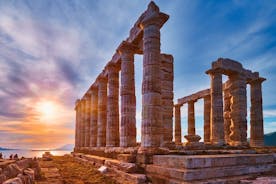 Cape Sounion en Temple of Poseidon Halve dag tour met kleine groepen vanuit Athene