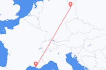Flyrejser fra Marseille, Frankrig til Berlin, Tyskland