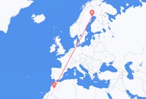 Flights from Ouarzazate, Morocco to Luleå, Sweden
