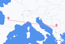 Flyg från Pristina, Kosovo till Bergerac, Frankrike