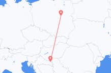出发地 克罗地亚奧西耶克目的地 波兰华沙的航班