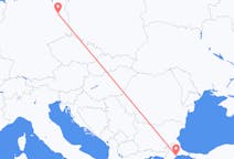 Flyg från Tekirdağ, Turkiet till Berlin, Tyskland
