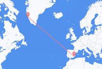 Flights from Nuuk to Murcia