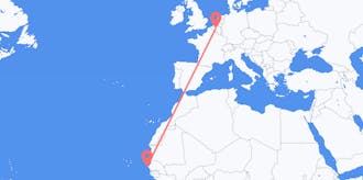 Flights from Senegal to Belgium