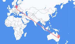 Flyrejser fra Narrabri, Australien til Lodz, Polen