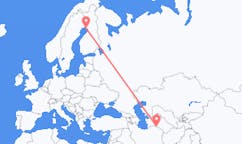 Flights from Ashgabat to Kemi