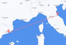 Flights from Rimini, Italy to Barcelona, Spain