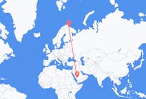 Flights from Bisha, Saudi Arabia to Kirkenes, Norway
