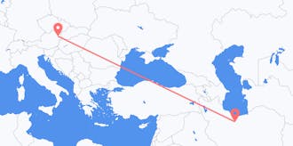 Flights from Iran to Austria