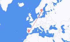 Flyg från Sevilla, Spanien till Örebro, Sverige