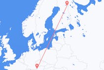 Flyreiser fra Kuusamo, til Salzburg
