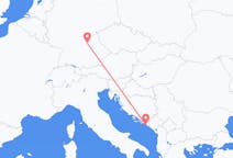 Vluchten van Dubrovnik naar Neurenberg