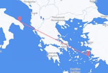 Flights from Leros, Greece to Brindisi, Italy