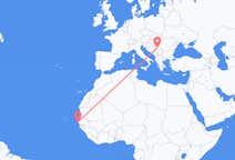 Vluchten van Dakar, Senegal naar Belgrado, Servië