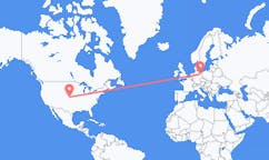 Flyg från Hays, USA till Berlin, Maryland, Tyskland