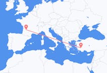 Flights from Bergerac, France to Denizli, Turkey