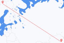 出发地 哈萨克斯坦出发地 努尔-苏丹目的地 瑞典基律纳的航班