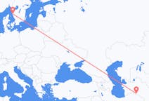 Flüge von Aşgabat, Turkmenistan nach Göteborg, Schweden