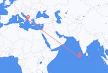 Flyreiser fra Malé, til Corfu