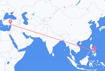 Flyrejser fra Tacloban, Filippinerne til Adana, Tyrkiet