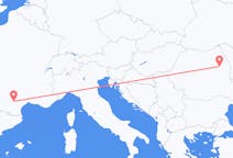Fly fra Castres til Bacău