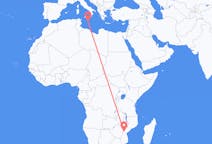 Flyreiser fra Chimoio, Mosambik til Malta, Malta