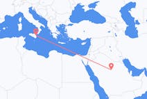Flug frá Al-Qassim svæðinu, Sádi-Arabíu til Catania, Ítalíu