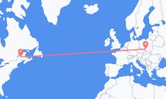 Flyg från Presque Isle, USA till Katowice, Polen