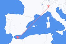 Flyrejser fra Al Hoceima, Marokko til Milano, Italien