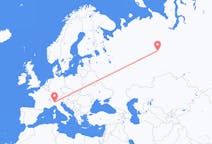 ตั๋วเครื่องบินจากเมืองSovetskyไปยังเมืองมิลาน