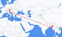 Flights from Ann, Myanmar (Burma) to Pula, Croatia