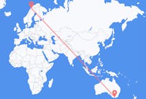 澳大利亚出发地 墨尔本飞往澳大利亚目的地 纳尔维克的航班