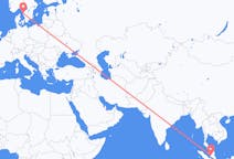 Flyreiser fra Kuala Lumpur, Malaysia til Göteborg, Sverige