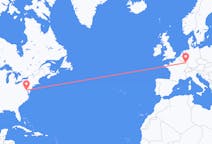 Flights from Washington, D. C. , the United States to Saarbrücken, Germany