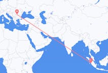 Flights from Padang, Indonesia to Craiova, Romania