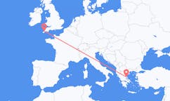 Flyg från Newquay, England till Volos, Grekland